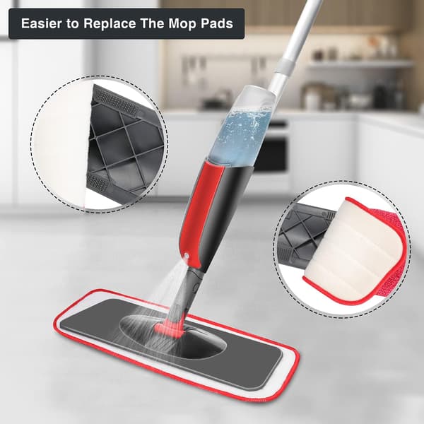 5 stk. reservedeler til rengjøringsdeksel, reservedeler til mikrofibermopp for dampmopp, vaskbare mopper, dampmopp 42*14cm