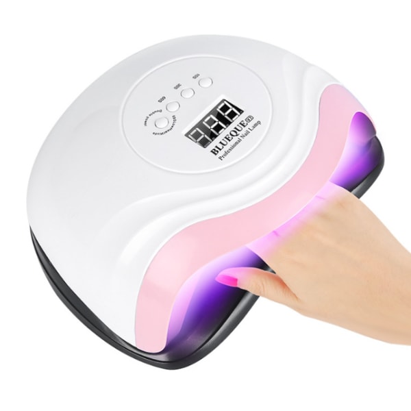 UV Gel Nail Lamp, 168W UV LED Nail Dryers 4 Timers 10/30/60/99S with Auto Sensor for All Gels