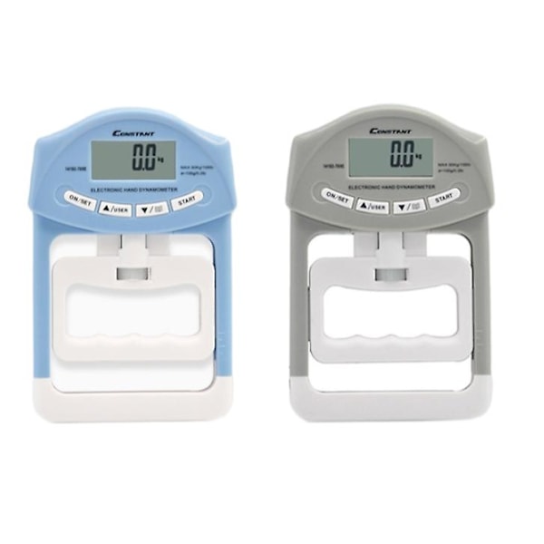Digital Hand Dynamometer Grip Reading Strength Measurement Meter Hand Grip Strength Meter Auto Capturing Hand Grip Blå