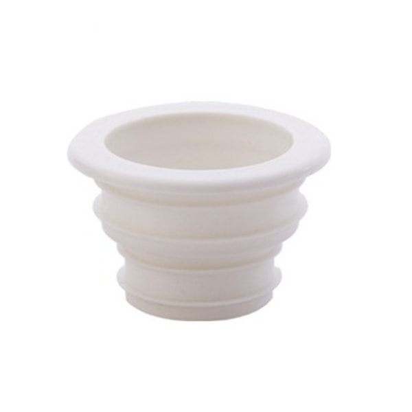 Valkoinen 4kpl silikonirengas deodorantti viemäritiiviste pesukoneen tiiviste kylpyhuone keittiön puhdistustyökalu vesiputken viemärin tiivistetulppa