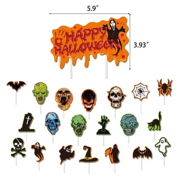 1 kpl Halloween-lippu koristelu luova ripustus