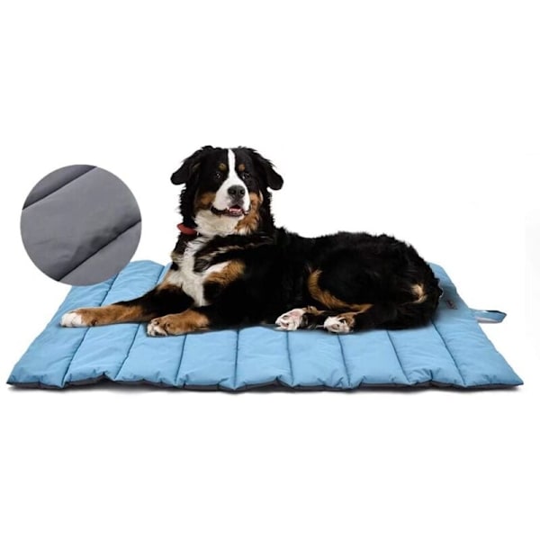 Vattentät Hundmatta för Utomhusbruk, Tvättbar Hundbädd, Antistatisk, Hygienisk, Vikbar, Stor Resefilt för Husdjur 110x68cm