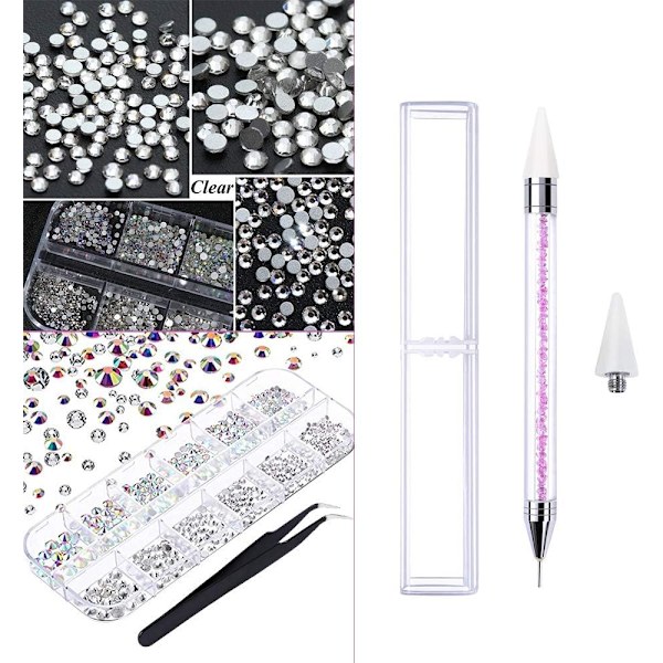 1440 Strass, AB-krystal Strass til neglekunst