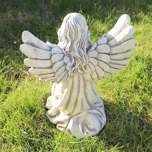 Ängelstaty trädgårdsdekoration - 10 tums staty