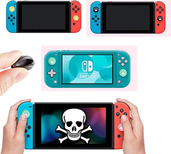16 Switch Thumb Handle Covers (Multi farve), Game Handle Covers Silikone Analog Rocker Covers Kawaii Game Handle Covers Udskiftning Thumb Handle Cov