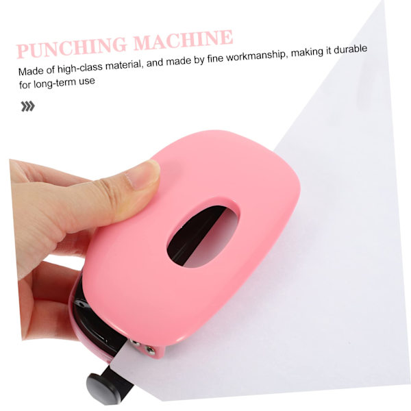 Dobbelt hul punch badge punch papirfremstillingskit 2 hul punch bogbindingsmaskine håndholdt hul punch værktøj DIY hul punch