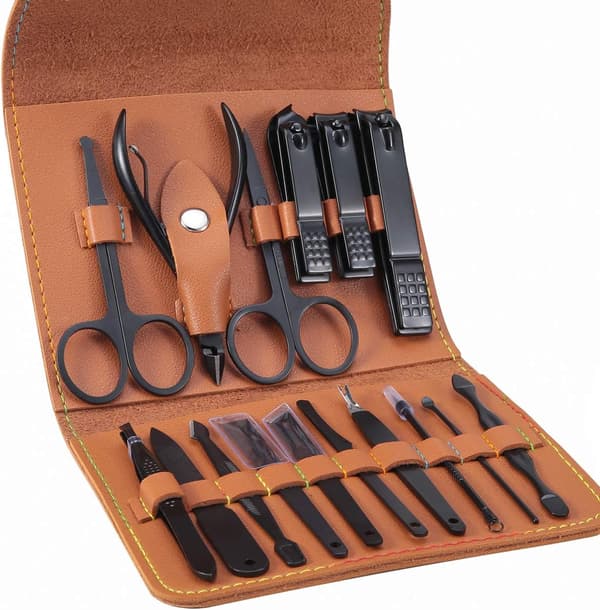 Manicure Pedicure Kit - Professionel Negleklipper Neglebåndssaks