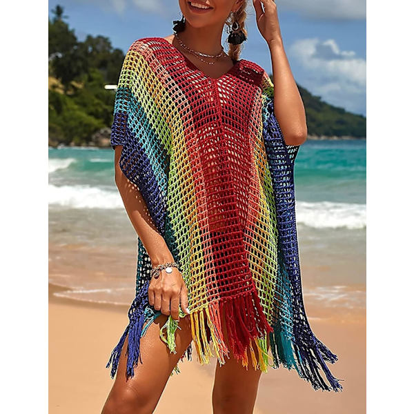 Kvinde Strand Bikini Cover Up Udskåret Badetøj Cover Up