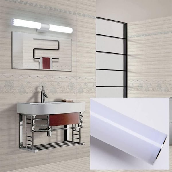 Badeværelsesspejllampe - 16W LED Applique 40 cm, Hvidt Lys, Bad Makeup Lampe Gået ned belysning