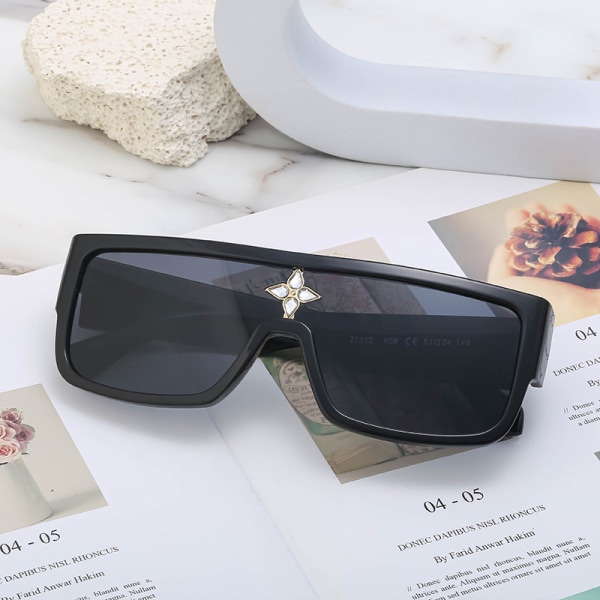 Polaroid-aurinkolasit (mustat), timanttilasit miehille ja naisille, klassiset UV-suojatut ajolaseiksi, 80-luvun retrodesign-aurinkolasit
