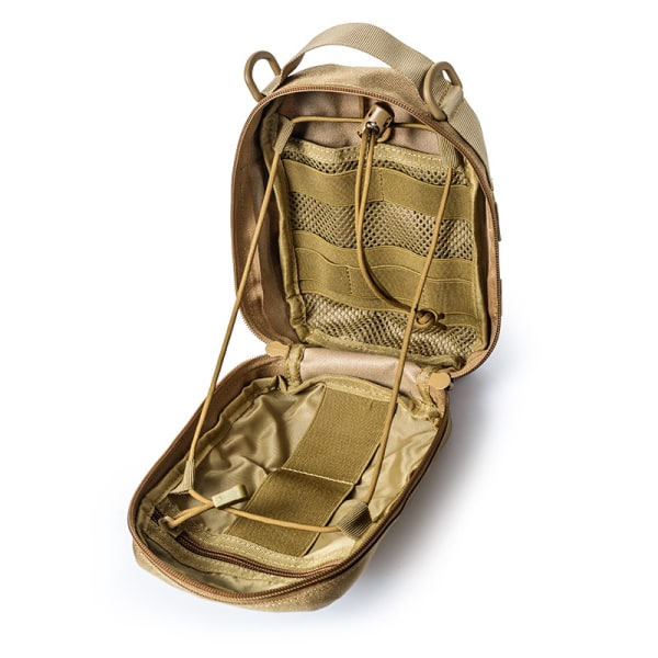 Khaki Color - First Aid Kit Survival Kit Molle Pouch Tactical Pou