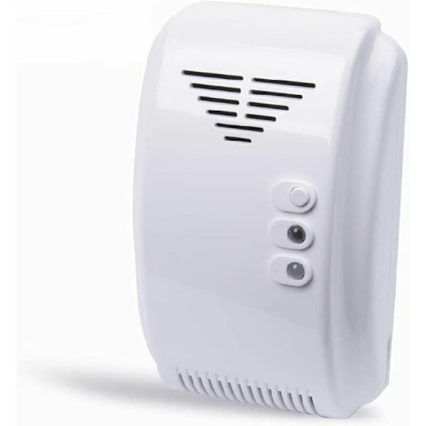 Gasdetektor, 12V Gasdetektor, Alarm, Propan, Butan, LPG, Camper, Autocamper, Hvid