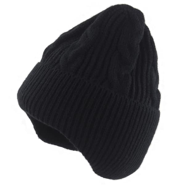 Dame Vinterhue Blød, Behagelig, Blød Strækbar Casual Skull Strikhue, Cool Sort