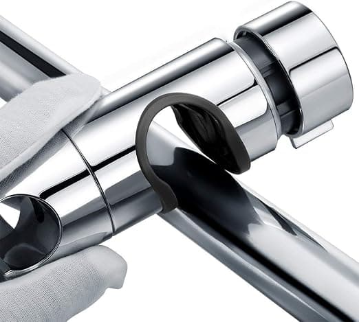 18-25MM justerbar ABS brusehoved skyder klemmeholder (guld), forkromet