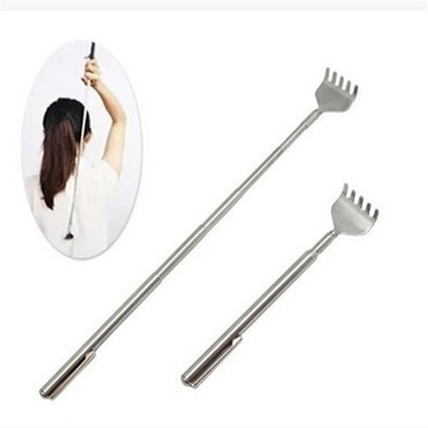 Utdragbar ryggkliar silver