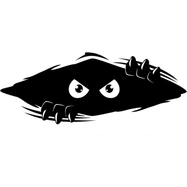2 Peek Monster klistermärken dekaler vattentät vinyl dekal rolig peep bil dekal för bil stötfångare, motorcykel, resväska