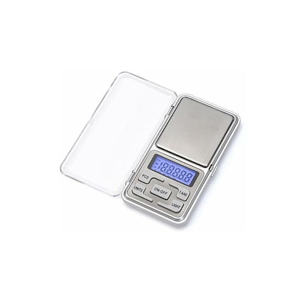Elektronisk vekt, lommevekt, 500g / 0.1g Mini digital lommevekt for smykker / te / gjær / kaffe kjøkken gram (500g / 0.1g)
