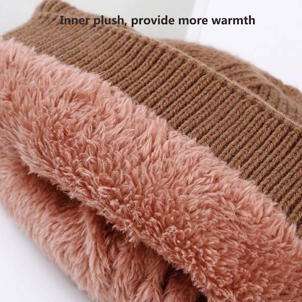 Unisex stickad mössa med ull, varm vintermössa, snygg höstmössa, sportmössa för utomhusbruk, modeaccessoar för kvinnor, inomhusvärme, öronvärmare, snöskydd, kallskydd