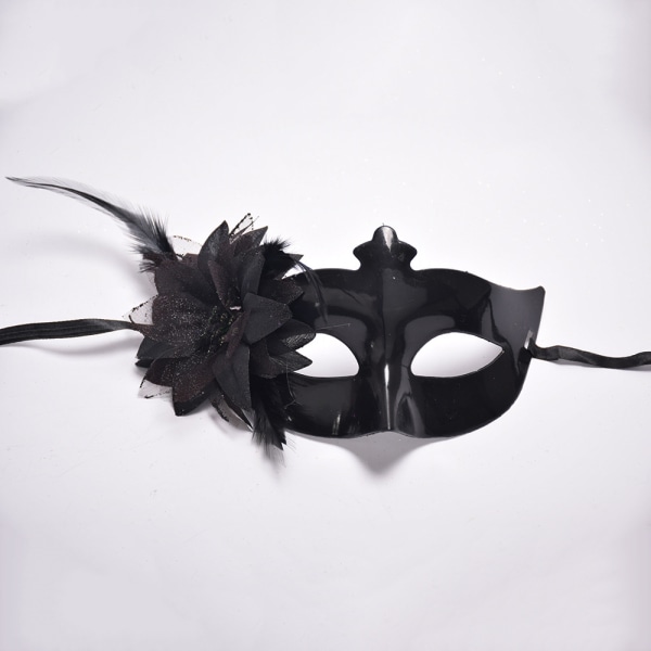 1 stk maskerademaske Halloween kostyme maske karnevalsmaske (tilfeldig farge)
