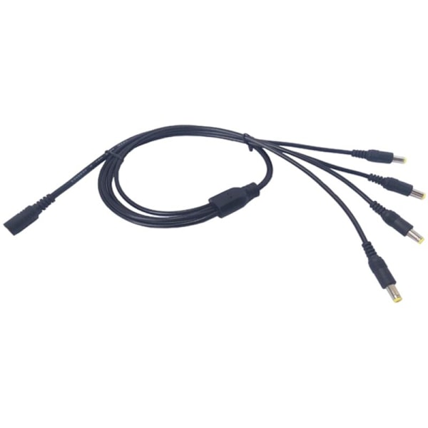 1 naaraspuolinen virtalähdejakokaapeli 2/3/4/5/8/10 uros 2.5 x 5.5 mm videovalvontakameraan, DVR-tarvikkeisiin, LED-valonauhaan