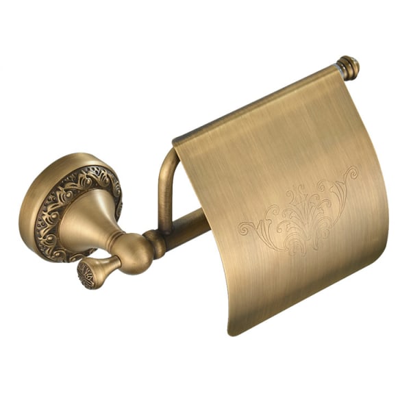 Antik WC-Papierhalter, Retro Wandmontage WC-Papier, Messing WC-Papierhalter für Bad und Küche