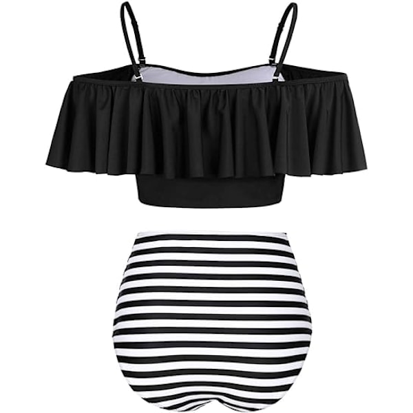 Tummy Control badedragter til kvinder, Off Shoulder S