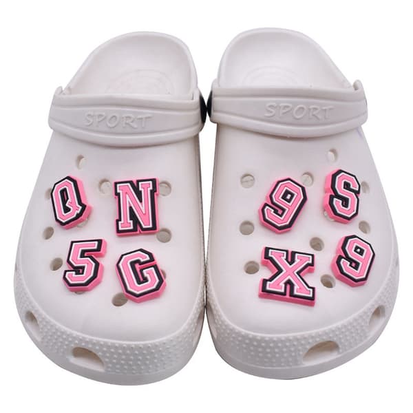 37 stk. Crocs Jibbitz-bokstaver Tilpass dine Crocs med One-Size Jibbitz