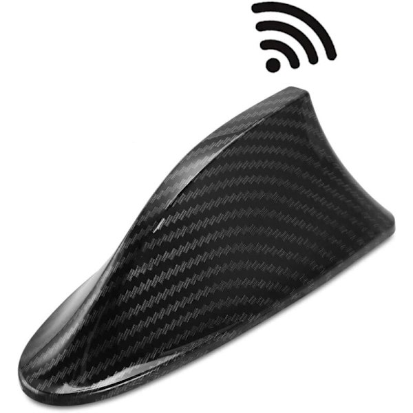 Heart Horse Universal Karbonfiber Karbon Fibrium Hai Hai Tak Radio Radio FM/AM Dekor Antenne Signal Perfekt Del For Bil SUV Lastebil Varebil med A