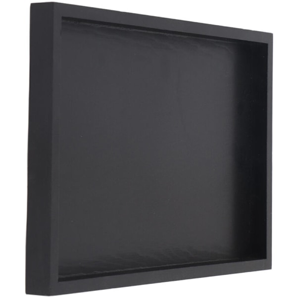 Rektangulært serveringsbrett i massivt tre for te, kaffe, snacks, restaurant, 30 x 20 x 2 cm