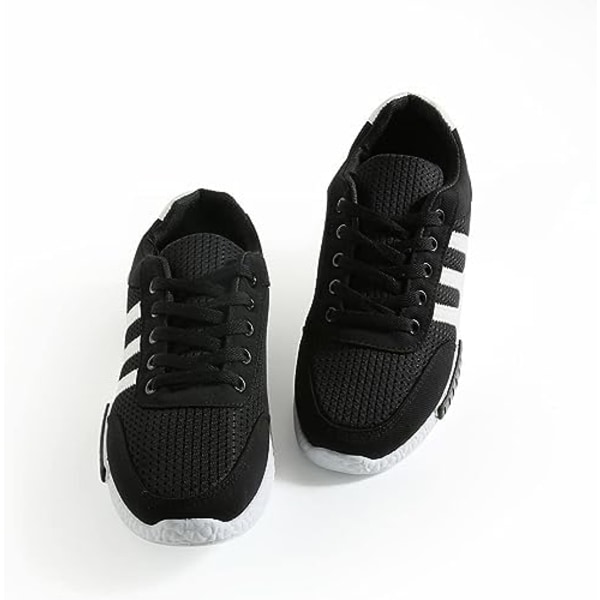 Sorte flade skolisser til sneakers, flade skolisser til sneakers - økonomiske, 8 mm brede, 29 farver 14 længder at vælge imellem