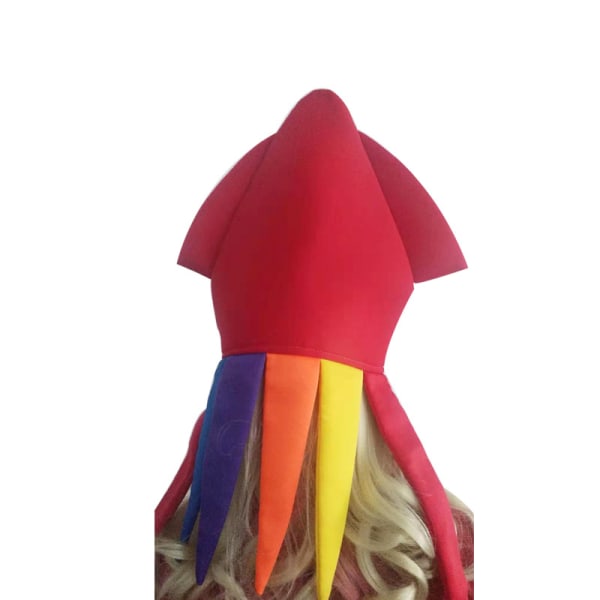 Cover hauska hattu (värikäs mustekala), Halloween online-punainen pho
