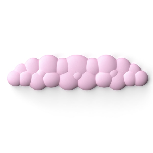 Yunduo tastatur håndleddsstøtte håndleddsmusematte (rosa 2-delt sett)