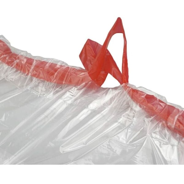120 st 45cm50cm transparent sopsäck med dragsko