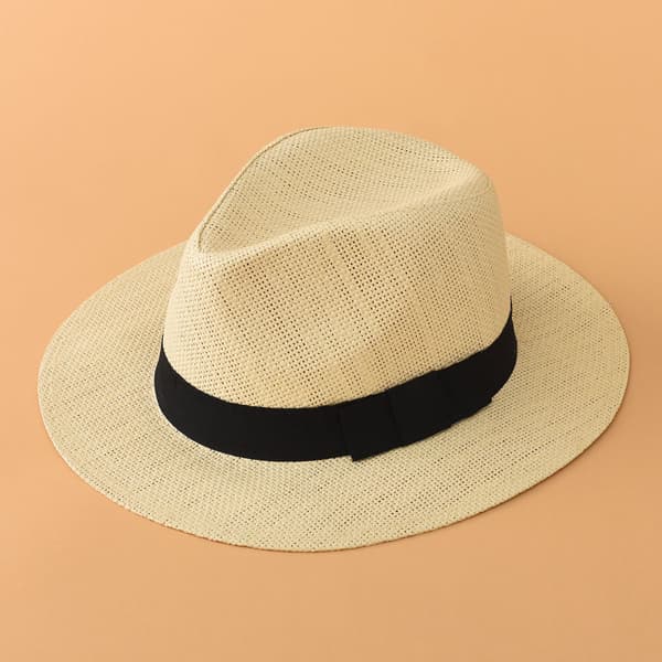 Khaki Panama Straw Hat Menn eller Kvinner Klassisk Straw Hat