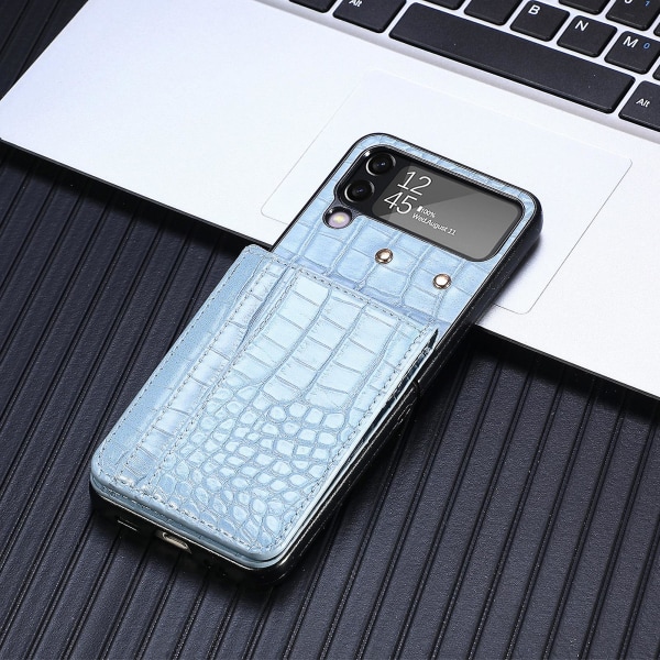 Crocodile Pattern case, joka on yhteensopiva Samsung Galaxy Z Flip 4, P:n kanssa