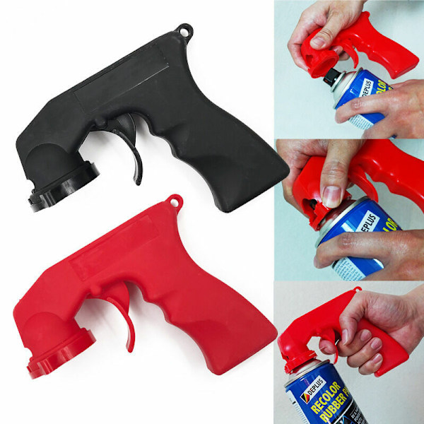 Håndtag til universal malingsspraypistol med værktøj til reparation af bilvedligeholdelse bilhalskæde med komplet trigger 2 stk