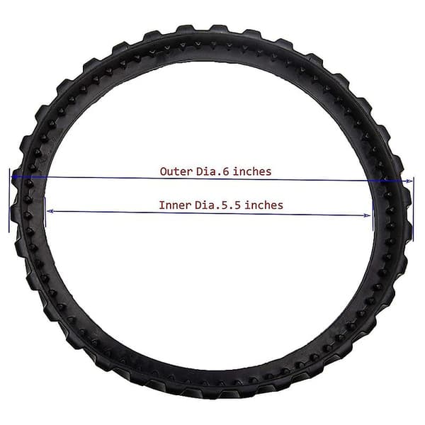 2 st ersättningsdäck passar till Mx8 Elite, Mx6 Elite, Mx8, Mx6 Pool Cleaner Däck