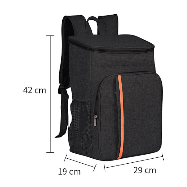 Insotherme 20l Eristetty reppu, Piknik-kassi Kannettava eristetty kassi Kylmäreppu, miehille töissä, koulussa, piknikeillä, vaelluksilla, leirintäalueella