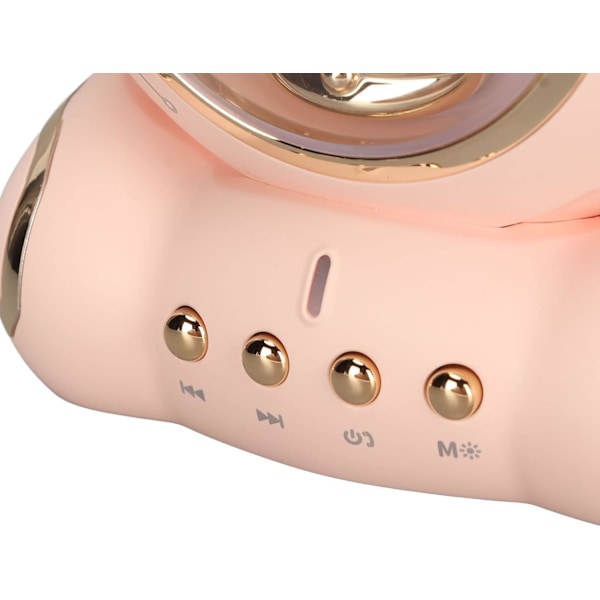 Kompakt 5.0 Högtalare, Söt, Minneskortsstöd Trådlös Högtalare, Enkel att Ansluta, Lämplig för Utomhus Lämplig för MP3 (Rosa)