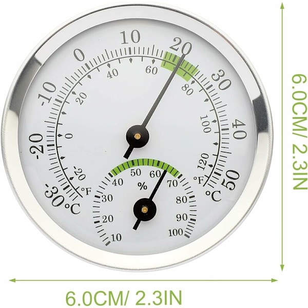 Termometer hygrometer inomhustemperatur temperatur luftfuktighetssensor detektor mätning för hus garage växthus vinkällare
