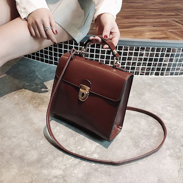 Brun Kollektion Håndtasker - Læder - Skuldertaske/taske/crossbody med justerbar og aftagelig skulderrem - Dame