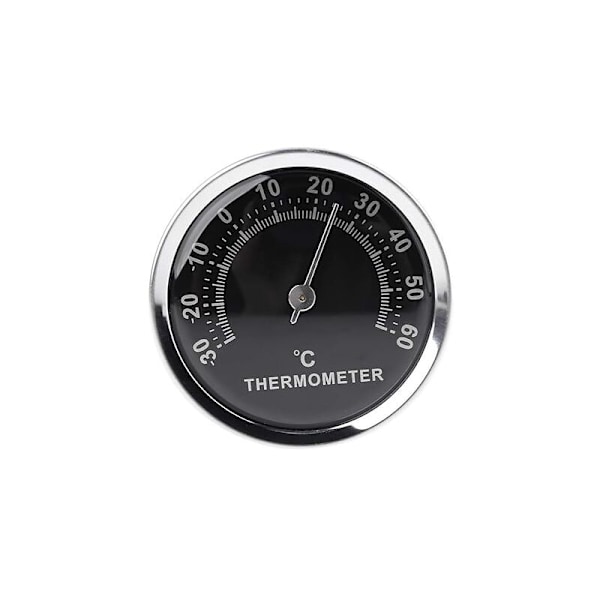 Mini resistent och hållbar analog mekanisk biltermometer på 58 mm med klistermärke