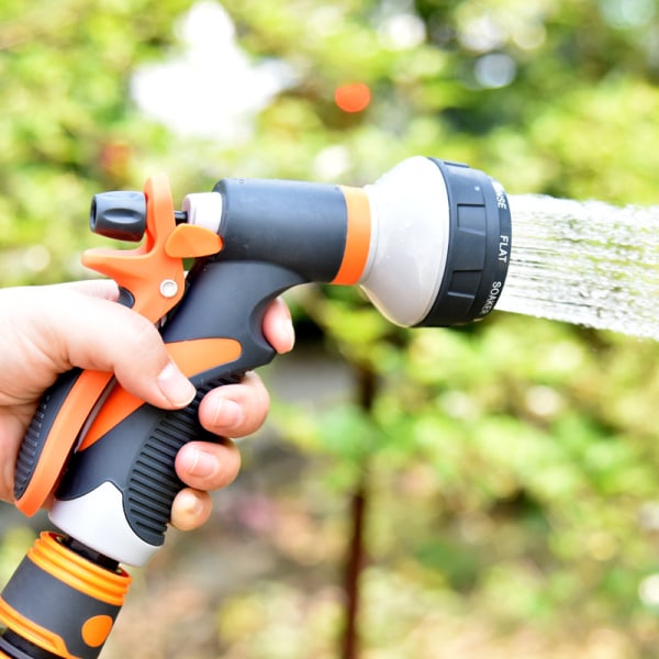 Blomster Vandingssprinkler Plastik Multifunktion Vanding Grøntsag Vanding Pistol Havearbejde Vanding Værktøjer (Gul Europæisk Stil)