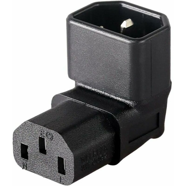 AC-adapter IEC C14 till C13 / Pdu-kontakt TV LCD med 90 graders väggmontering
