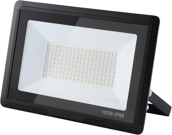 100W LED-flomlys, IP66 vanntett