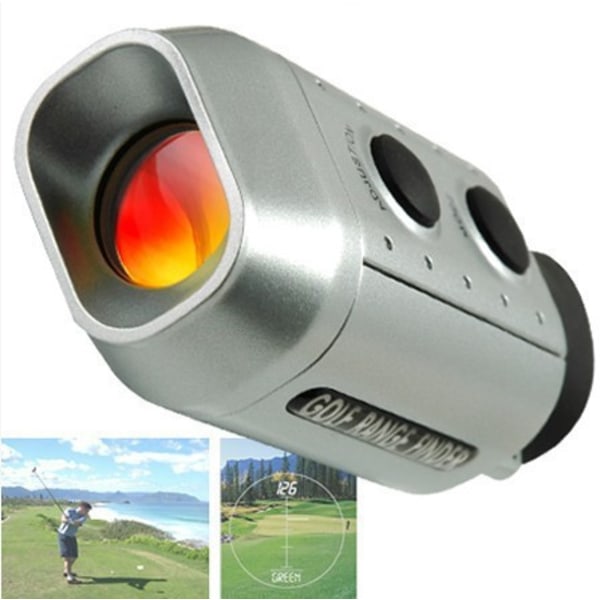 Golf Rangefinder 1100 Yards / 1000m, Professionel Jagt Rangefinder 6X/7X Forstørrelse, USB Opladning og IP54 til Mastlås, Afstand, Hastighed, Højde