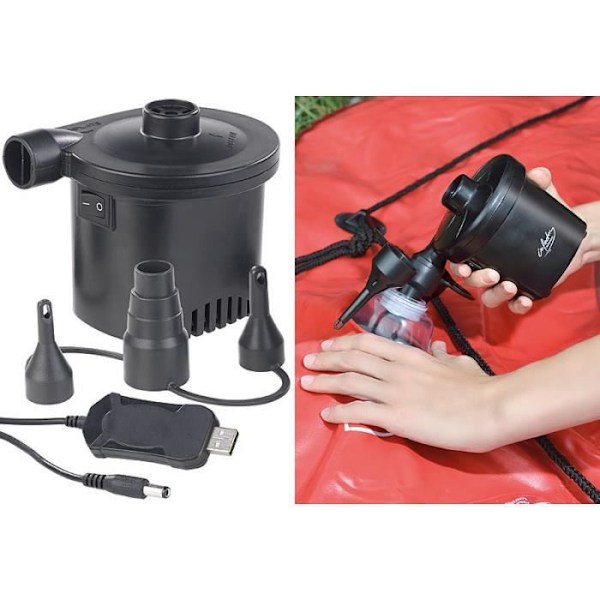 USB-uppladdningsbar elektrisk uppblåsare - 200L/min