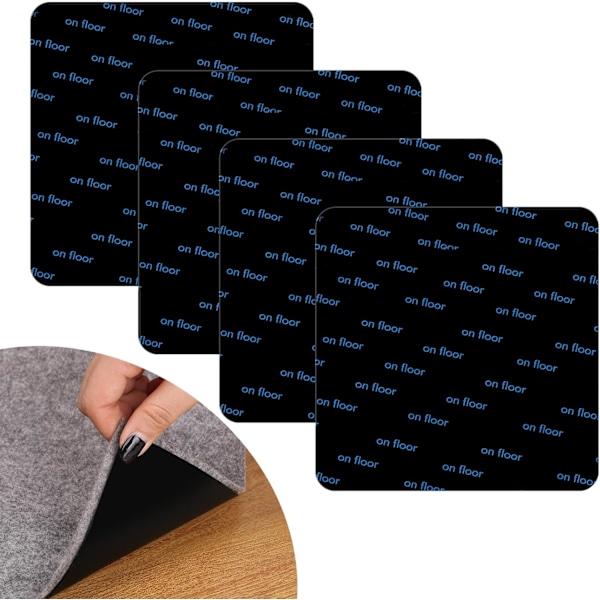 4-pack mattklämmor mattklämmor från matta till matta återanvändbart golv