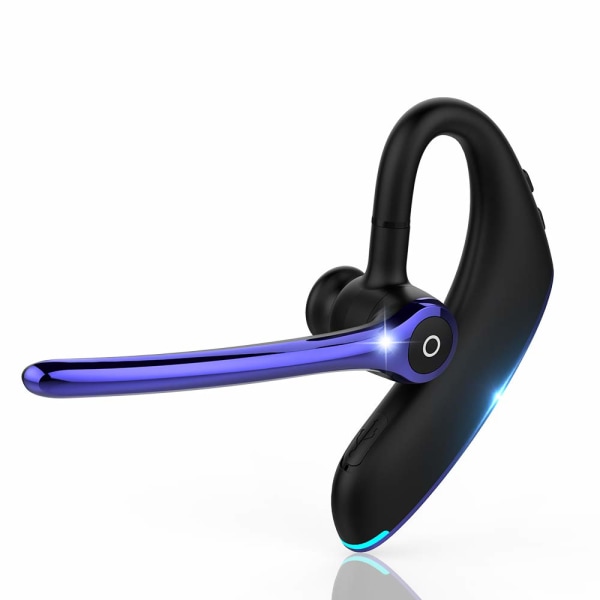 Bluetooth 5.1 trådlöst headset Vattentätt brusreducering (blå)