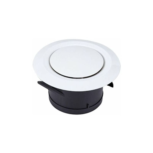 Sug og blåse hestediffusorer med 100 disker - Rund ventilasjonsrist i justerbar plast - Vifteventilasjon